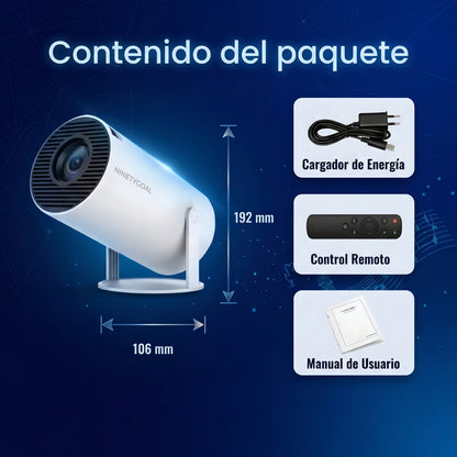 Proyector 4k portátil NinetyGoal™